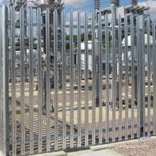 2.4m Height Hot Dipped Galvanized W and D Pale Steel Palisade Security Fencing Supplier.